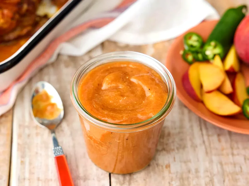 24 DIY BBQ Sauce Recipes So Tasty You'll Skip Store Brands Peach-Jalapeno Barbeque Sauce