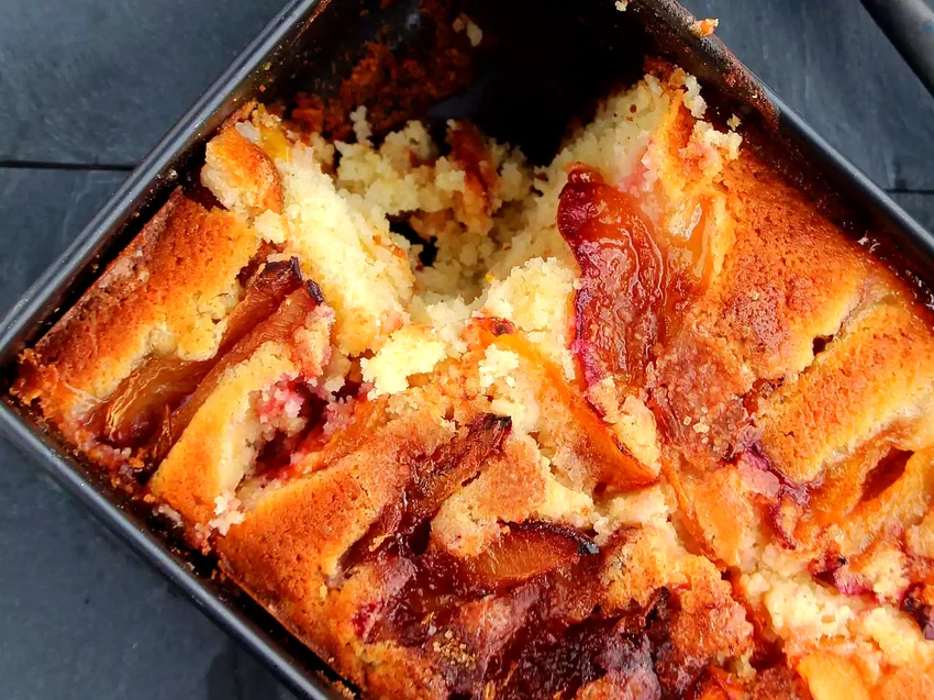 Peach and Plum Cake