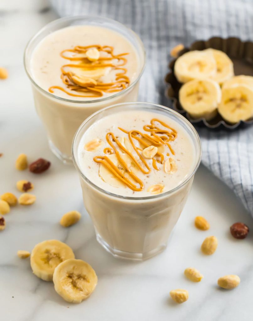10 Best Soft Food Recipes After Surgery or Dental Work Peanut Butter Banana Smoothie recipe