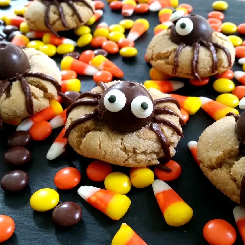 10 Creative Halloween Cookie Recipes for Spooky Fun Peanut Butter Spider Cookies