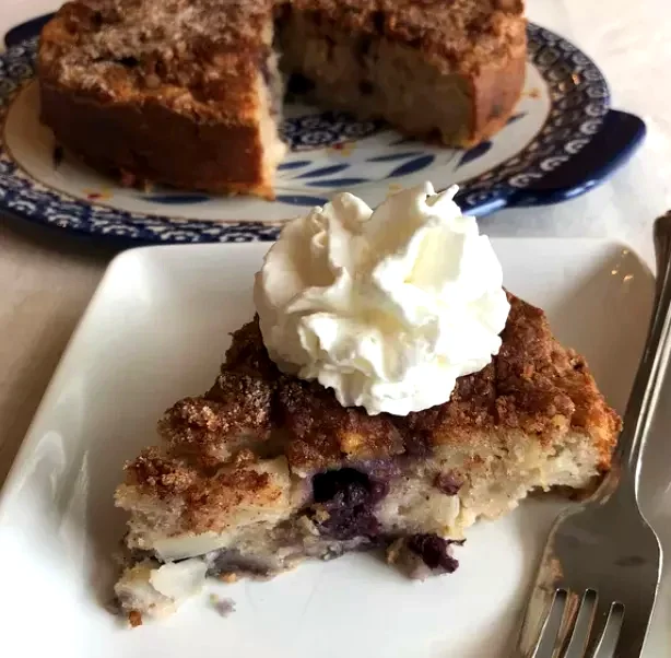 Pear and Blueberry Cake