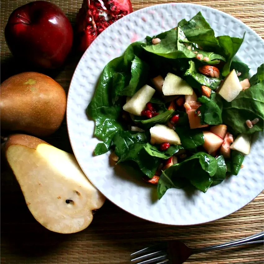 Pear and Pomegranate Salad