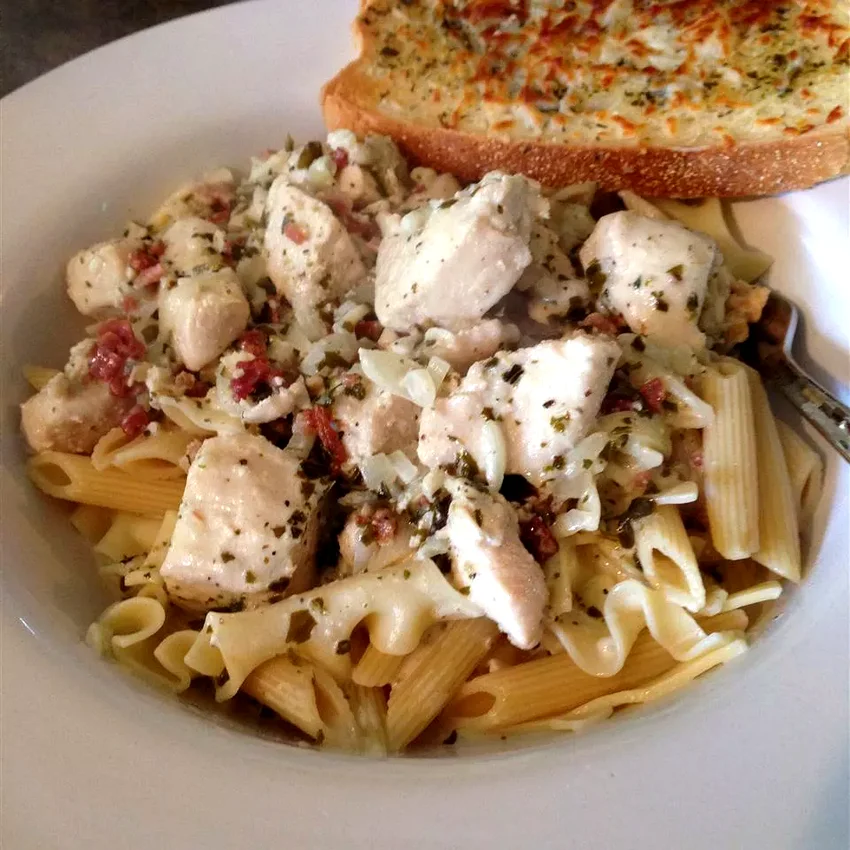 15 Quick Chicken Pasta Meals Done in 30 Minutes Penne with Chicken and Pesto