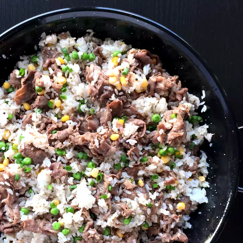 35 Creative Leftover Rice Recipes for Every Meal Pepper Beef Rice Skillet