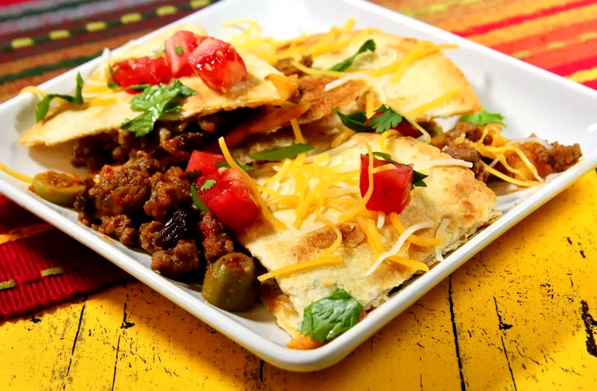 35 Delicious Dishes to Create with Ground Beef Tonight Picadillo Ground Beef Quesadillas