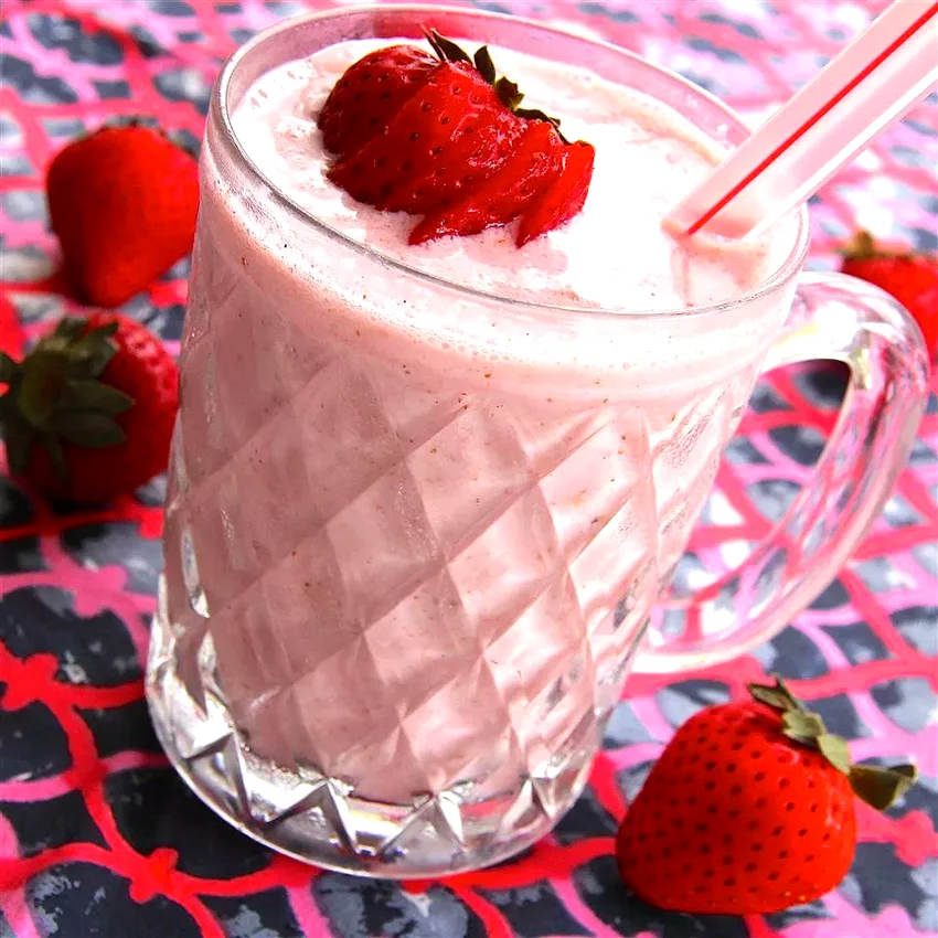 10 Homemade Strawberry Milkshake Recipes You'll Love Pie for Breakfast Shake
