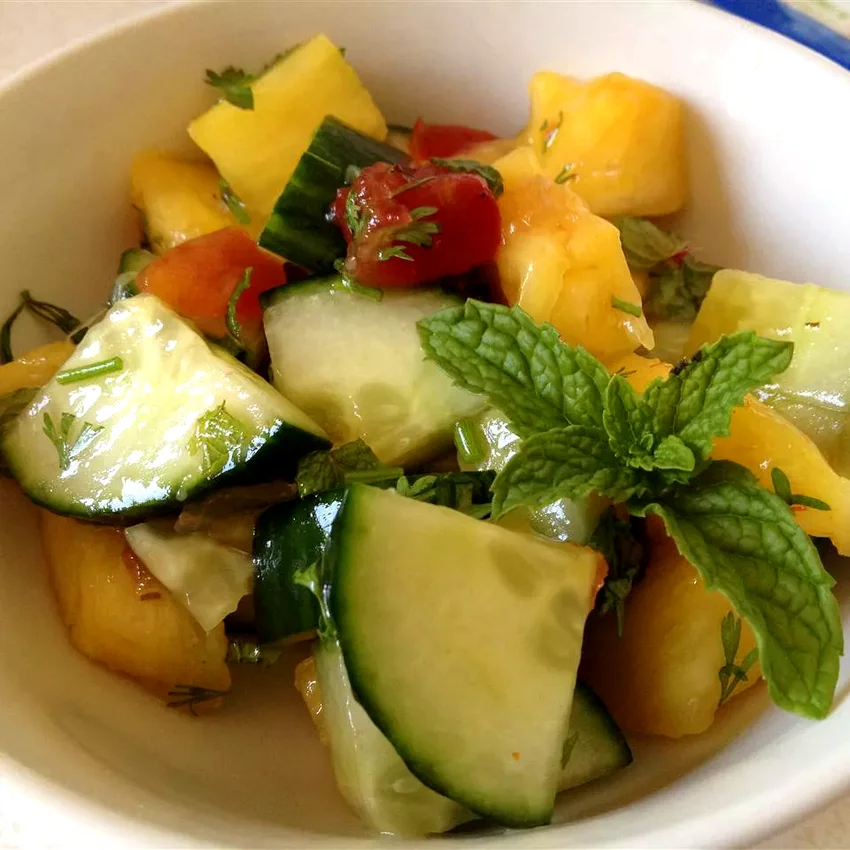 14 Fresh Cucumber Salads That Are Trending This Season Pineapple Cucumber Salad