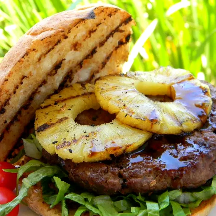 36 Island Cocktails and Tropical Food Favorites Pineapple Teriyaki Burgers