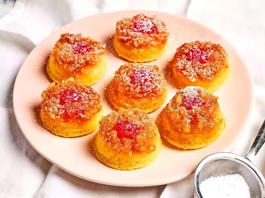 Pineapple Upside-Down Cupcakes