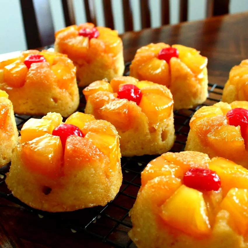 Pineapple Upside Down Cupcakes