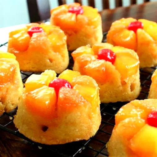 Pineapple Upside Down Cupcakes