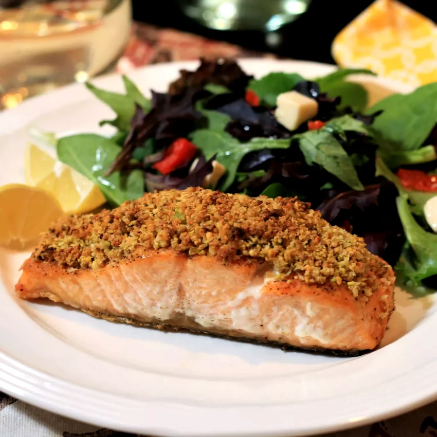 Pistachio-Crusted Salmon