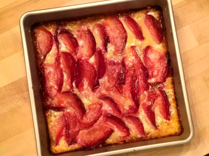 Plum Custard Kuchen
