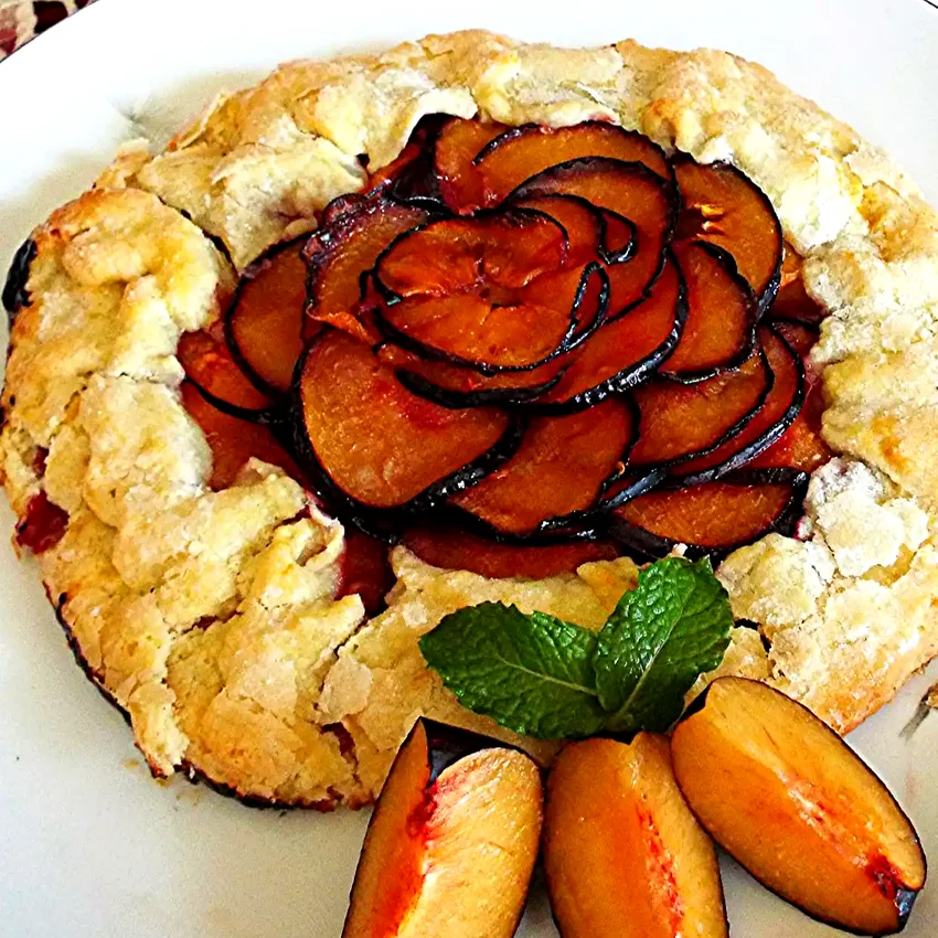 30 Zesty Lime Treats Bursting with Fresh Citrus Taste Pluot Lime Galette