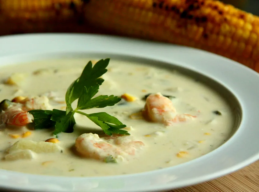 Poblano Corn Chowder