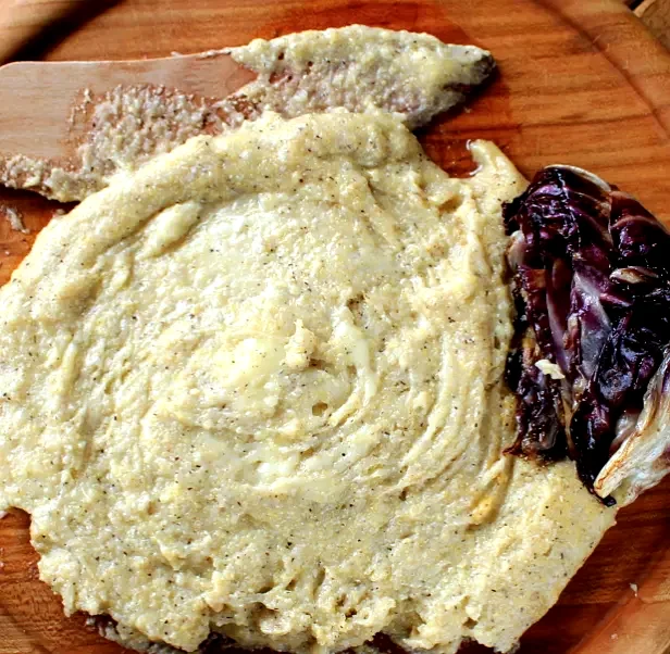 Polenta Taragna with Taleggio and Radicchio