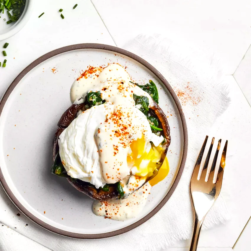 27 Best Recipes Featuring Spinach and Mushroom Combinations Portobello Spinach Eggs Benedict