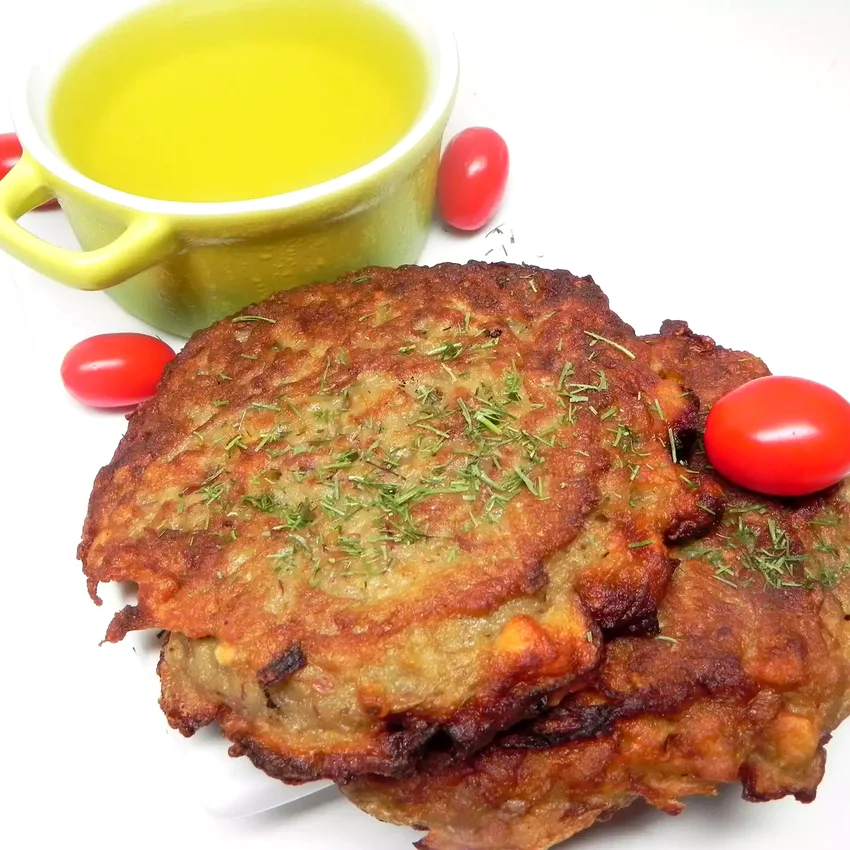 Potato Pancakes with Pickle Juice