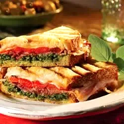Prosciutto and Provolone Panini Sandwiches