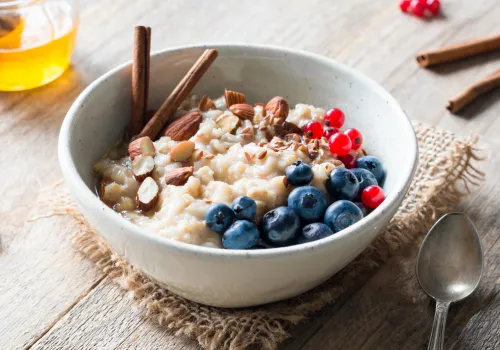 Protein-Fortified Oatmeal with Nuts