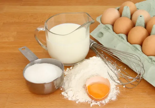 ingredients for Protein Pancakes