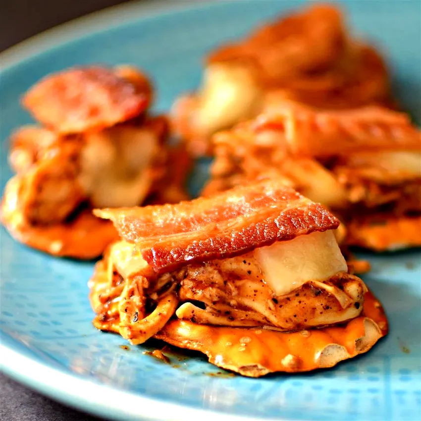 12 Easy Pulled Chicken Recipes for Home Cooking Pulled Chicken Pretzel Sliders