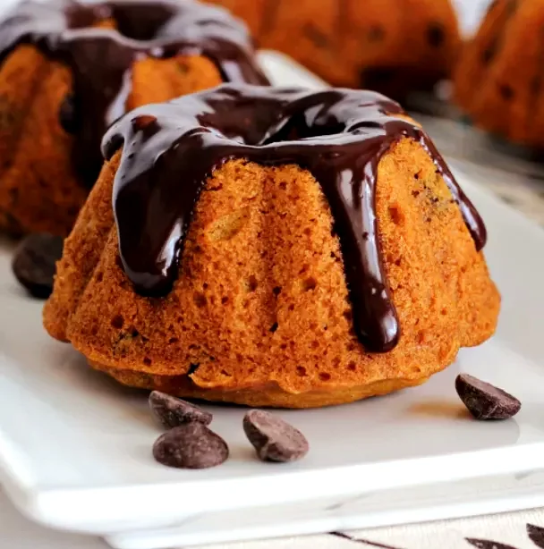 12 Amazing Pumpkin Bundt Cakes for Cozy Fall Baking Pumpkin Chocolate Chip Mini Bundt Cakes