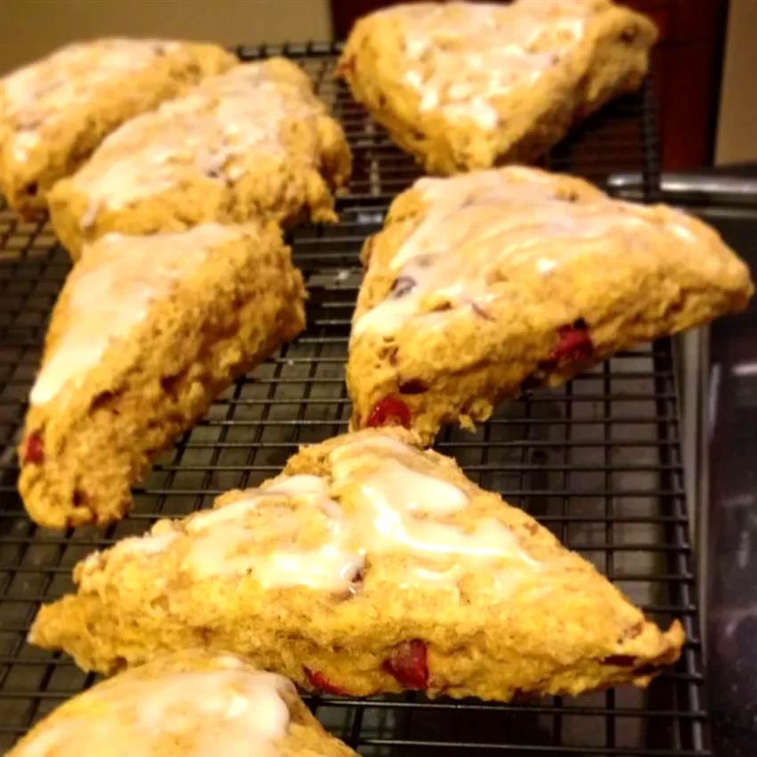 26 Creative Ways to Cook with Fresh Cranberries Pumpkin-Cranberry Scones