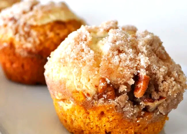 Pumpkin Cream Cheese Muffins