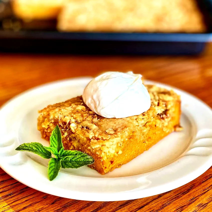 15 Simple Thanksgiving Sweets to Feed Your Holiday Crowd Pumpkin Crunch Cake with Cream Cheese Frosting