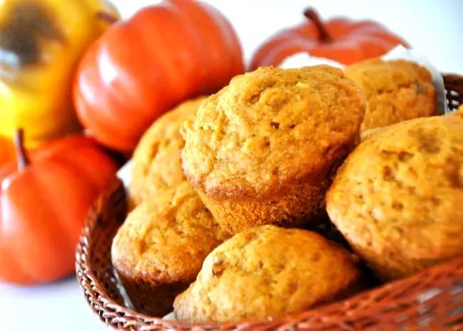 22 Pumpkin Morning Recipes to Enjoy Throughout Fall Pumpkin Wheat Honey Muffins