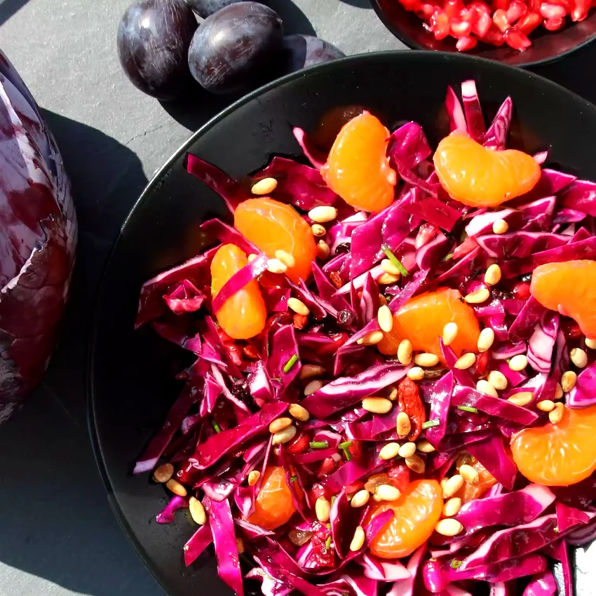 25 Dried Cranberry Dishes You'll Love Every Season Purple Cabbage Salad