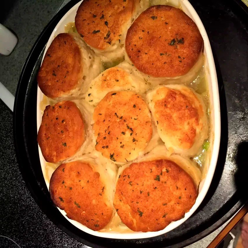 13 Easy Dinner Recipes That Begin With Potatoes Quick Homestyle Chicken and Biscuits