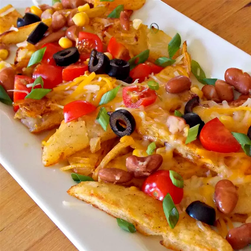 32 Simple Game Day Appetizers for Super Bowl Parties Quick Potato Nachos