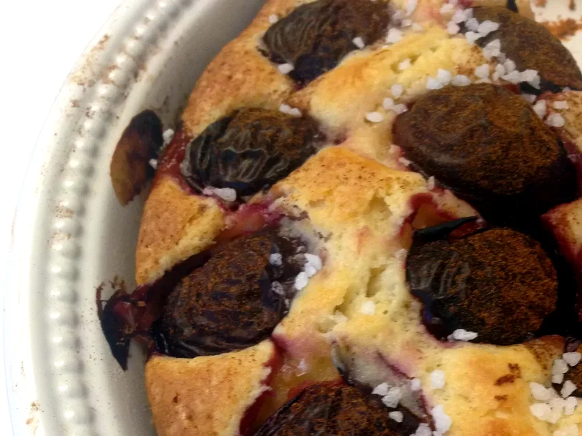 Quick and Simple Plum Cake