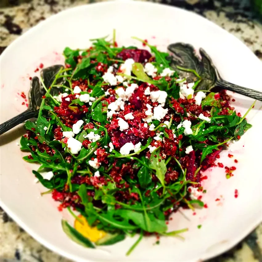 27 Plant-Based Dishes Perfect for Your Next Potluck Quinoa, Beet, and Arugula Salad