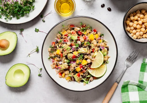 Quinoa breakfast bowl