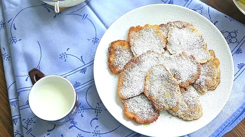 17 Fall Apple Pancake Recipes for Cozy Morning Meals Racuchy z Jablkami (Polish Apple Pancakes)