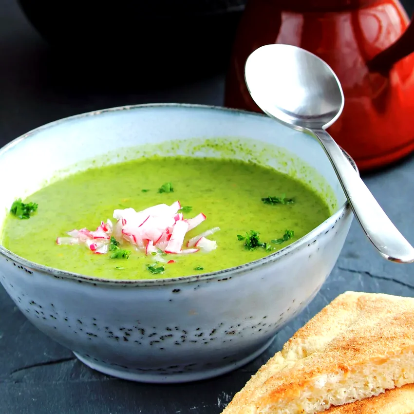 Radish Top Soup