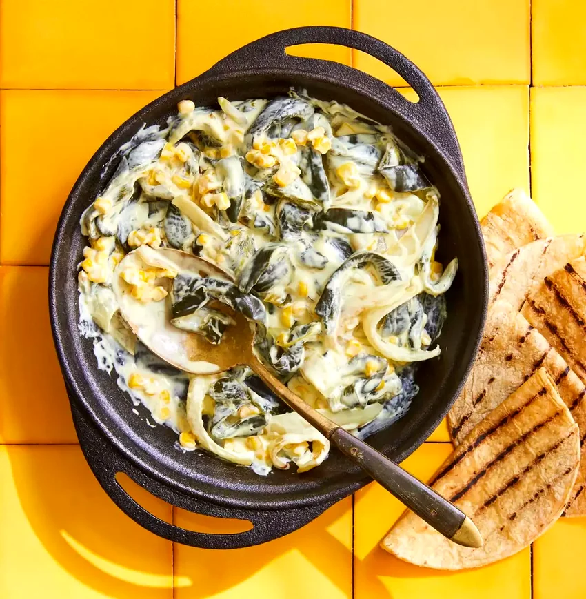 Rajas Poblanas (Poblano Strips)