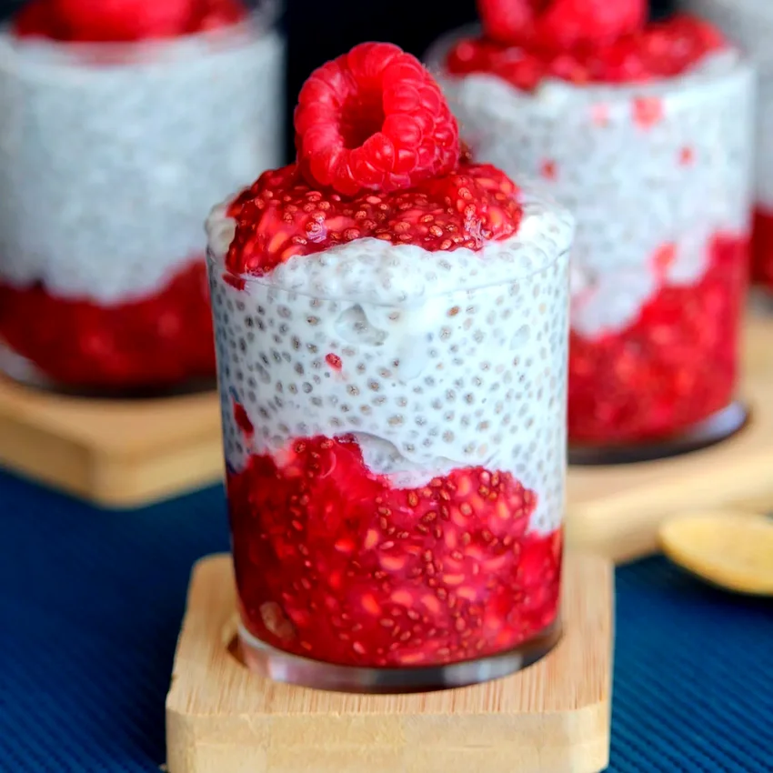 10 Simple Healthy Chia Pudding Recipes for Sweet Treats Raspberry Chia Pudding