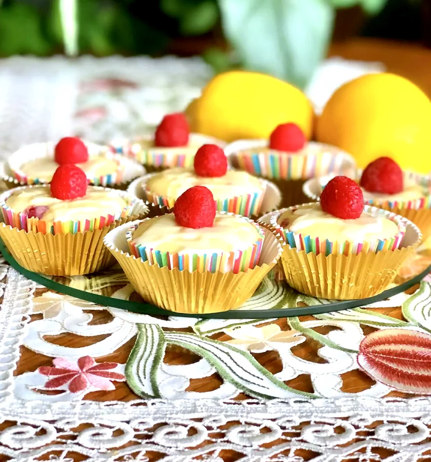 Raspberry-Lemon Cupcakes
