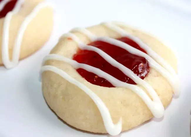 50 Elegant Desserts You Can Create in Your Own Kitchen Raspberry and Almond Shortbread Thumbprints