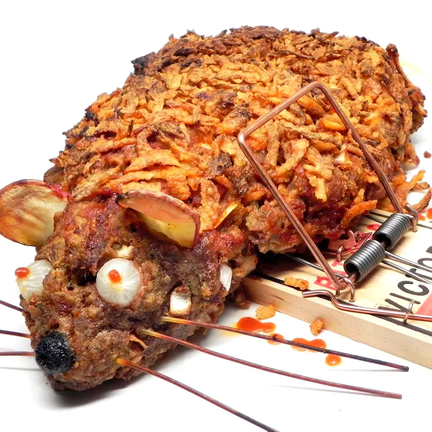 24 Spooky Halloween Dinner & Party Ideas That Will Wow Ratloaf (Halloween Meatloaf)