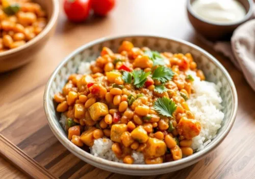 Red Lentil and Vegetable Curry Casserole