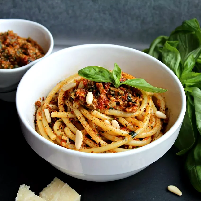38 Fresh Basil Pesto Recipes For Summer Garden Herbs Red Pesto Sauce