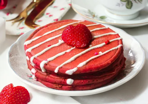 Red Velvet Pancakes