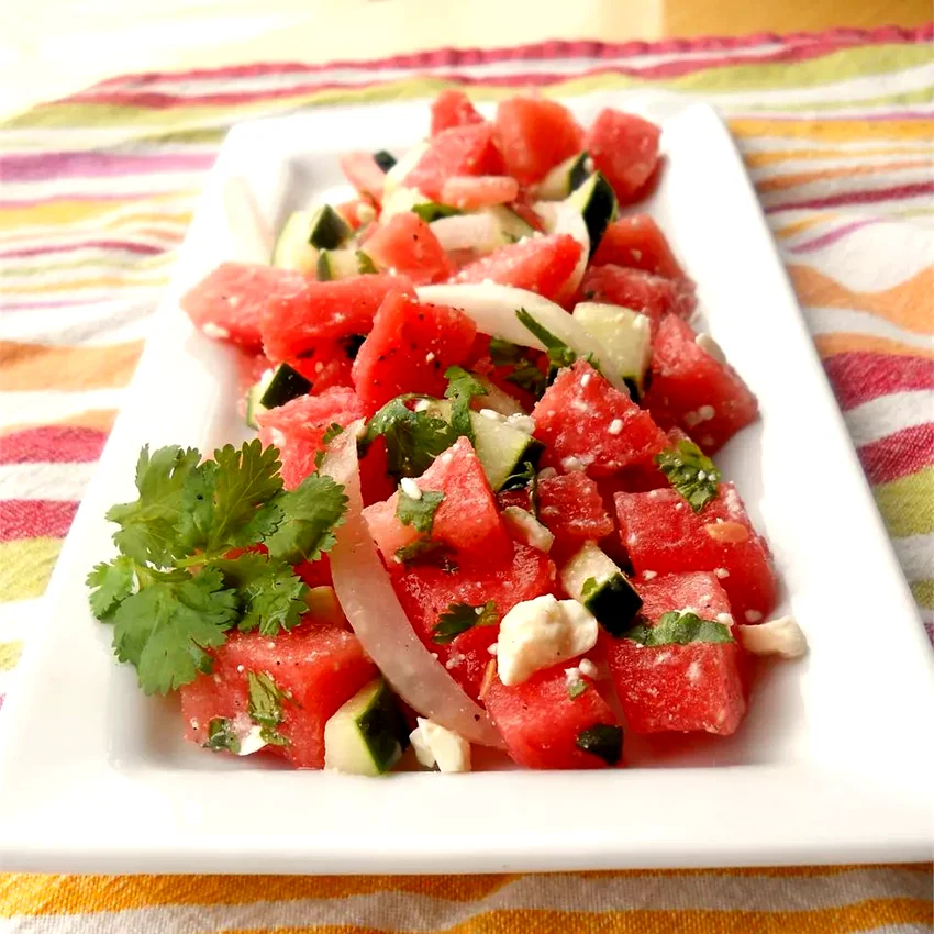 30 Chilled Side Dishes Perfect for Outdoor Gatherings Refreshing Watermelon Salad