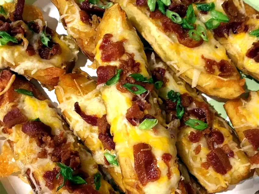 32 Simple Game Day Appetizers for Super Bowl Parties Restaurant-Style Potato Skins