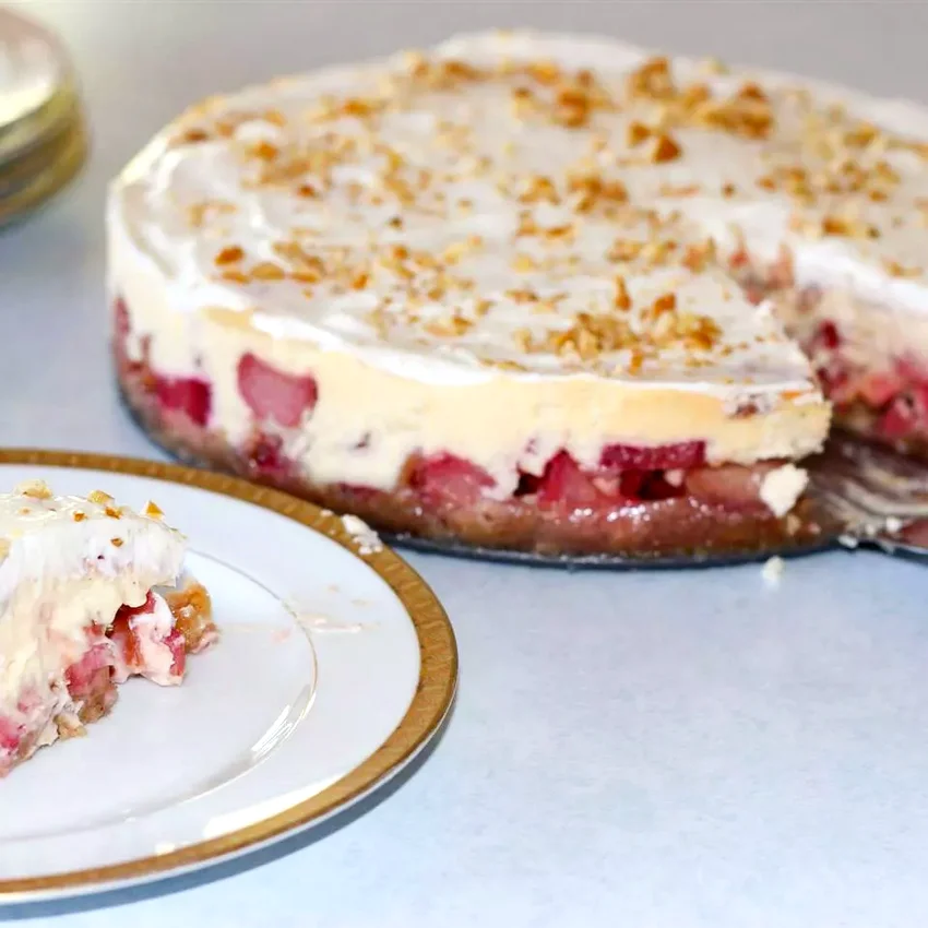 30 Top-Rated Easter Cake Ideas for Every Baking Enthusiast Rhubarb Cheesecake